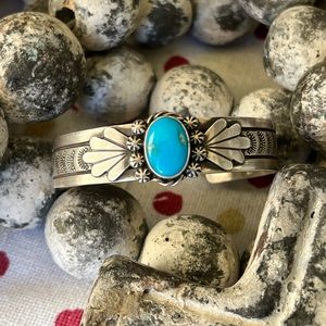Kingman turquoise cuff